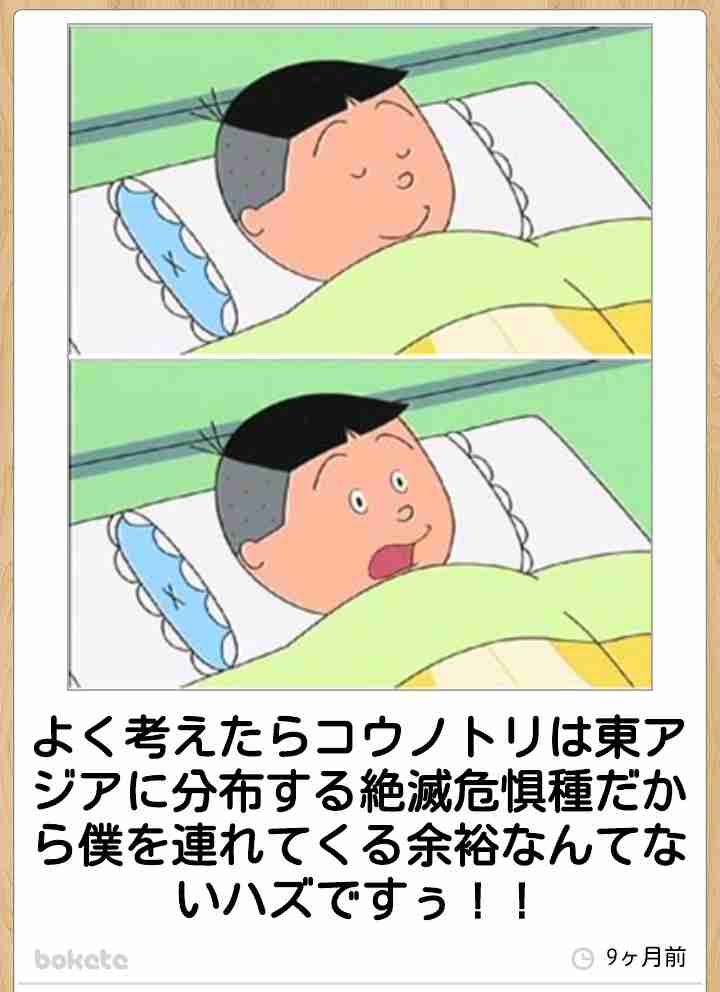 お気に入りのボケてをください