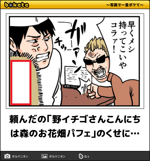 お気に入りのボケてをください