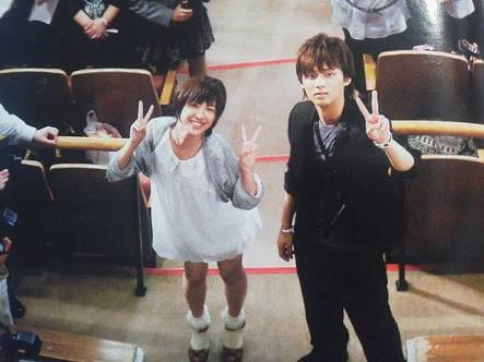 ジャニーズと共演した女優さんとのツーショット♪