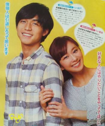ジャニーズと共演した女優さんとのツーショット♪