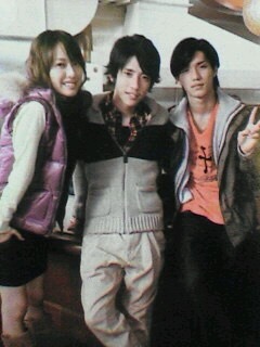 ジャニーズと共演した女優さんとのツーショット♪