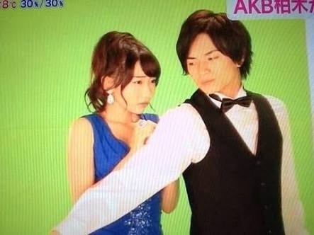 ジャニーズと共演した女優さんとのツーショット♪