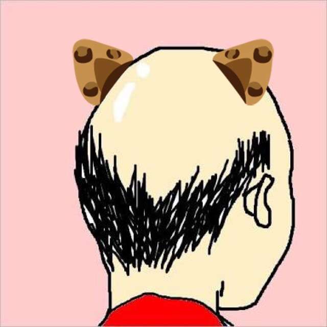 動物のかわいい後頭部画像ください
