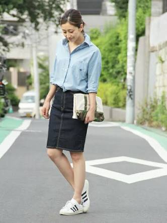 春のスニーカーコーデ