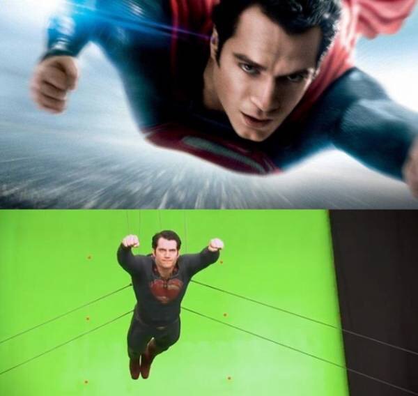 あの感動のシーンも、実際はこうだった。映画内の視覚効果ビフォア・アフター比較画像