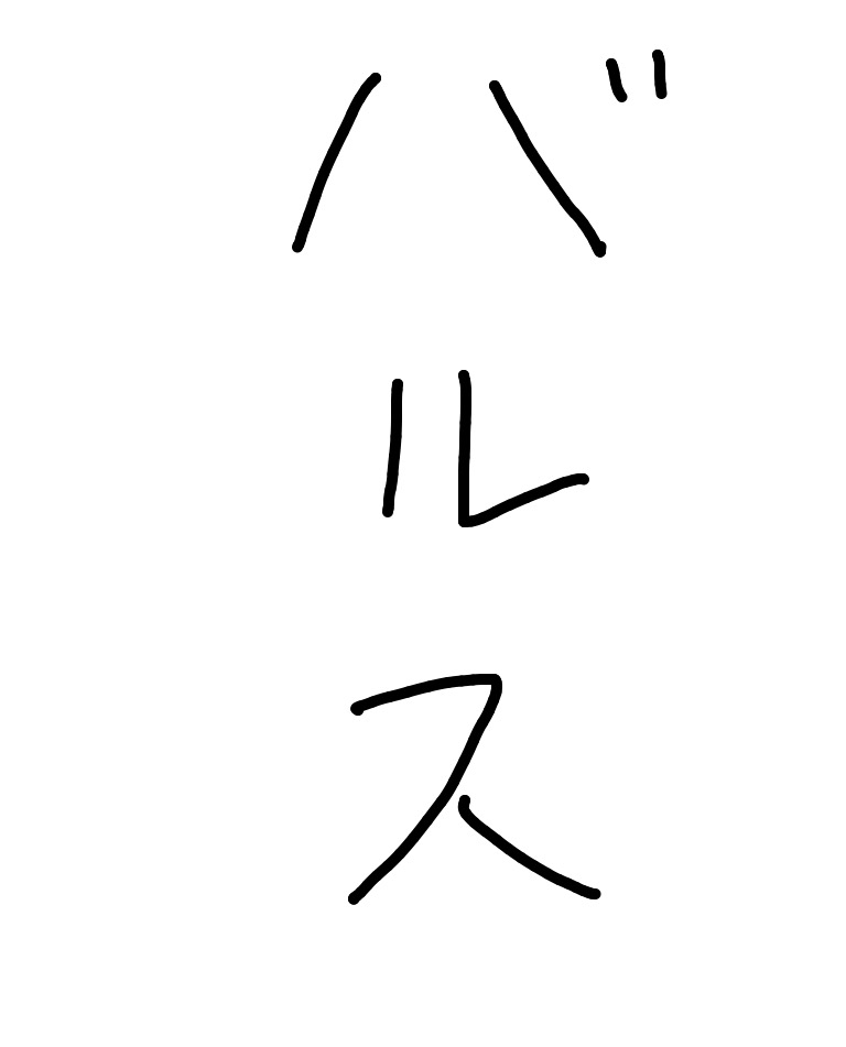 自分の書いた字を載せてみましょう