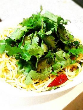 香菜（パクチー）を使った料理
