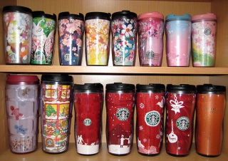 スタバのタンブラー画像を貼るトピ