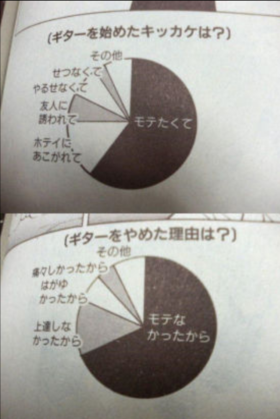 男性が弾けたらかっこいい楽器は?