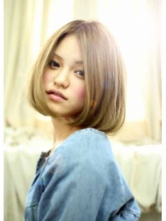 面長の人の髪型