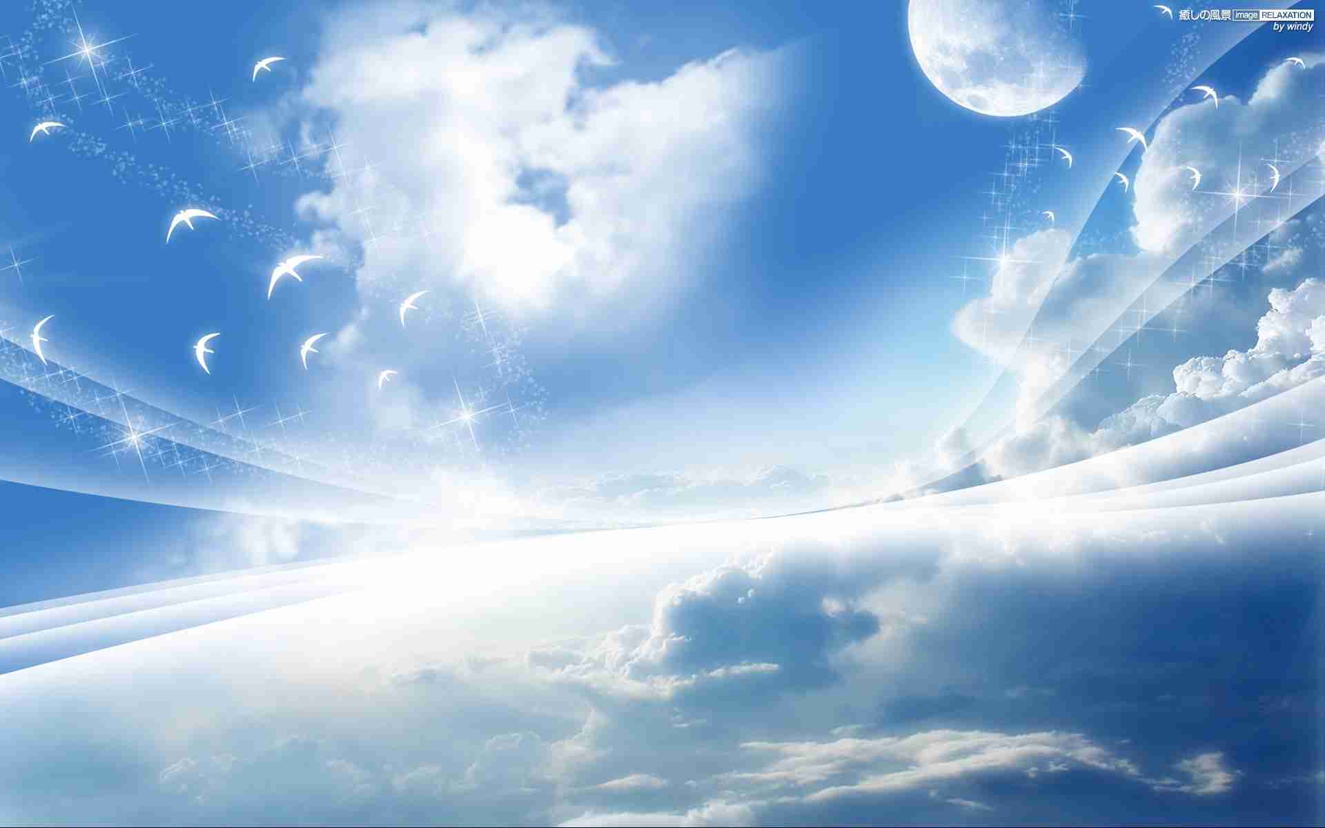 空の画像を貼って気分転換するトピ