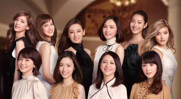 圧巻!10人の豪華美女、創業70周年「コーセー」新CMで競艶