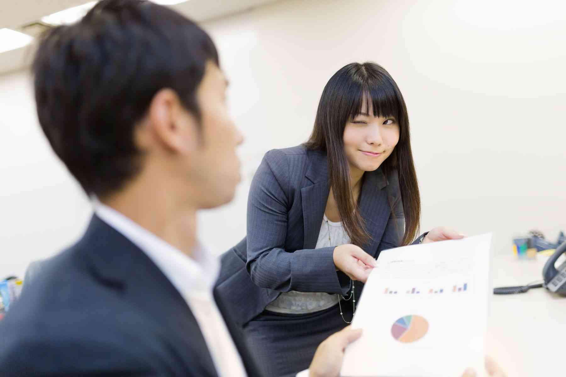 職場で片想い中の人