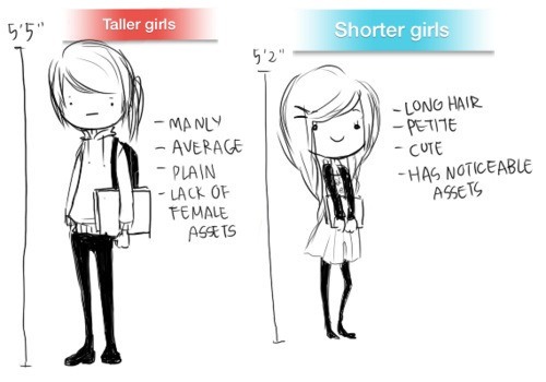 背が高い女性はあまりモテないですか？