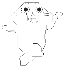 AA（アスキーアート）や画像を貼りながら、お喋りするトピ