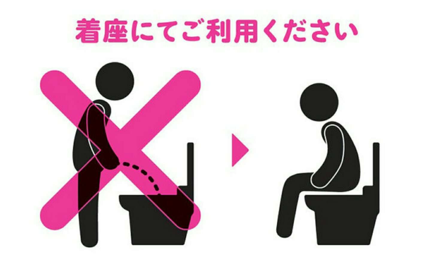 男性家族のトイレ事情