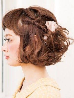 ショートヘアのアレンジ