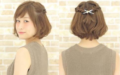 ショートヘアのアレンジ