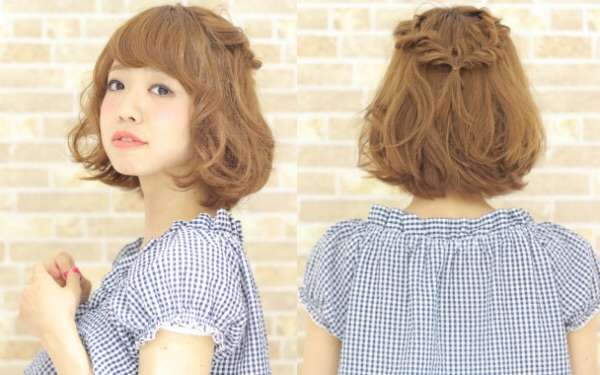 ショートヘアのアレンジ
