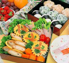 美味しそうな行楽弁当!