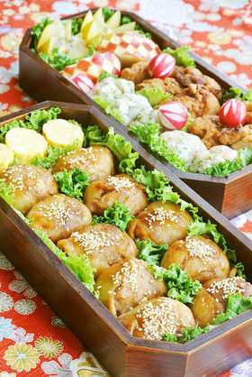美味しそうな行楽弁当!