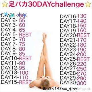 30日間足パカダイエットPART2
