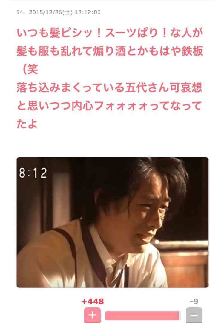 最近好きな俳優さん