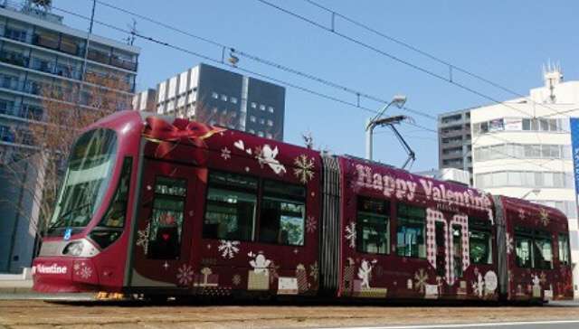 ラッピング電車をみんなで見よう