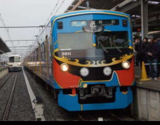 ラッピング電車をみんなで見よう