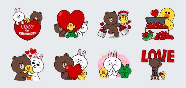 よく使うLINEスタンプを書き込むトピ