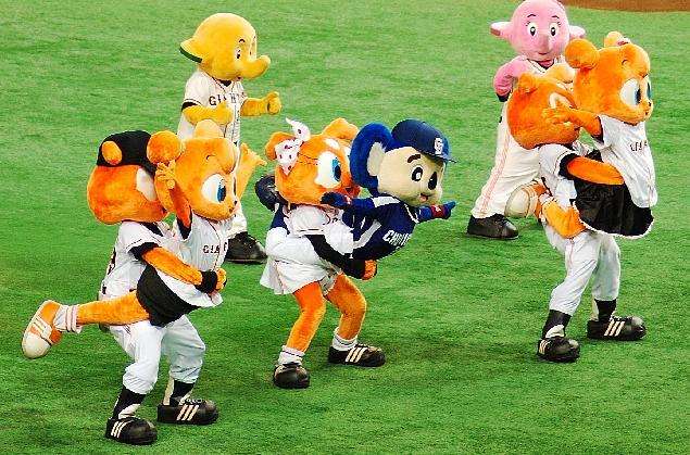 プロ野球マスコットキャラクター達のおもしろ画像