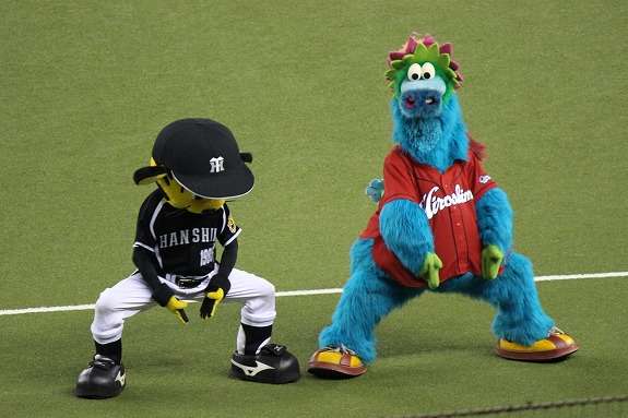 プロ野球マスコットキャラクター達のおもしろ画像