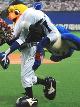プロ野球マスコットキャラクター達のおもしろ画像