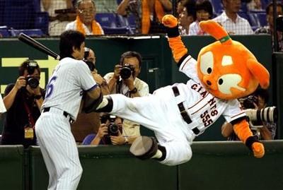 プロ野球マスコットキャラクター達のおもしろ画像