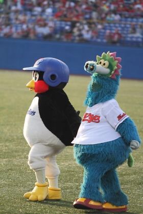 プロ野球マスコットキャラクター達のおもしろ画像
