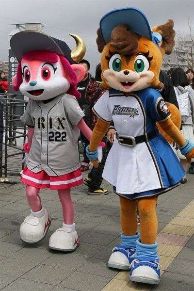 プロ野球マスコットキャラクター達のおもしろ画像