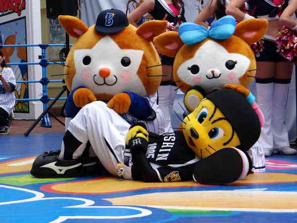 プロ野球マスコットキャラクター達のおもしろ画像