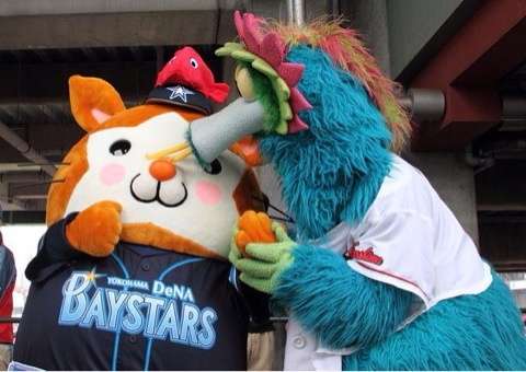 プロ野球マスコットキャラクター達のおもしろ画像