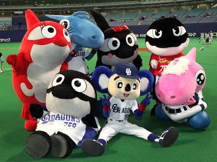 プロ野球マスコットキャラクター達のおもしろ画像