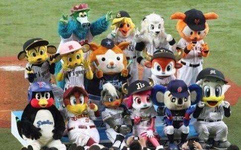 プロ野球マスコットキャラクター達のおもしろ画像