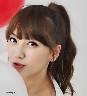 女の子らしい顔