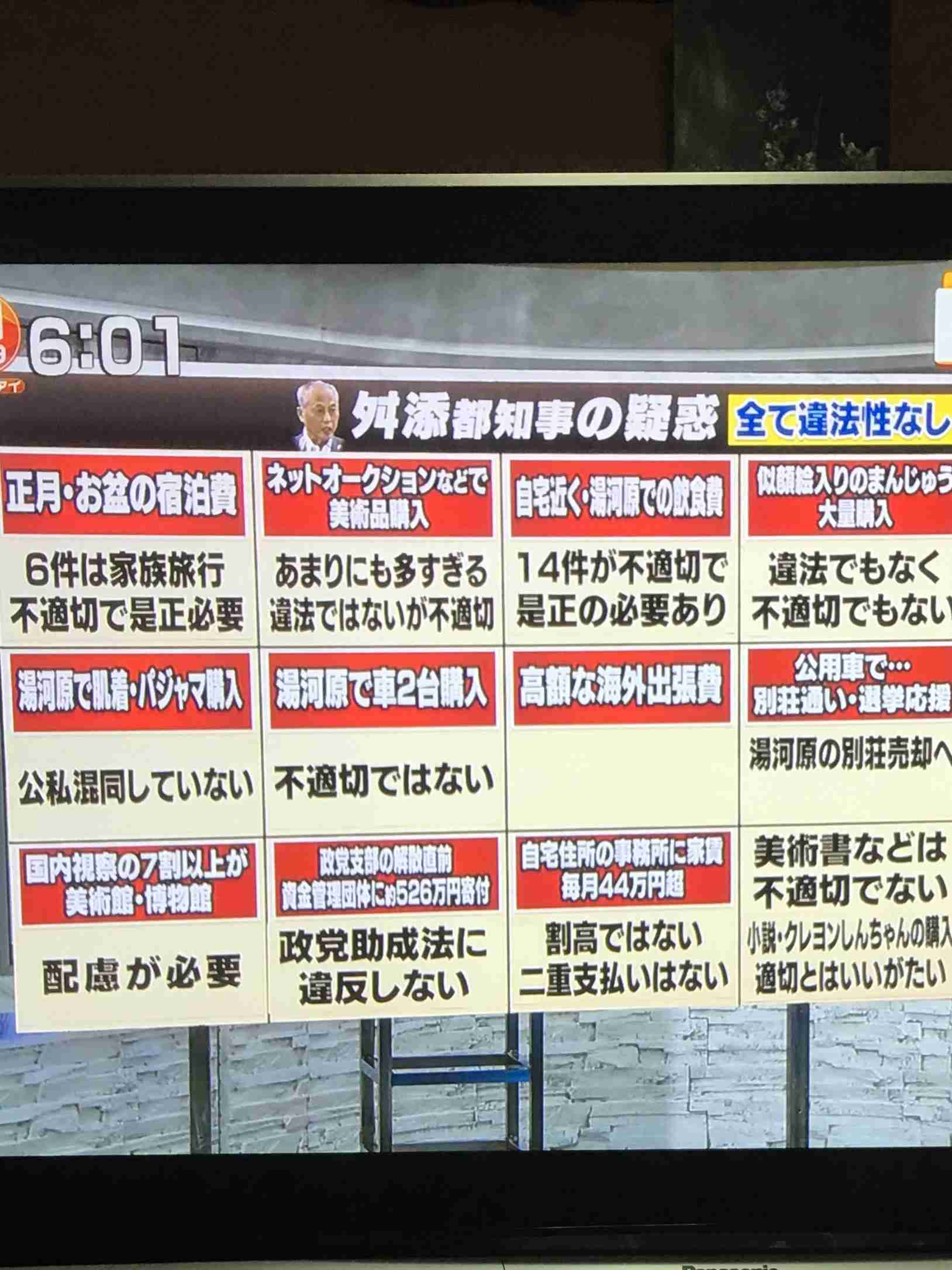 舛添要一都知事が続投表明へ　夕方に会見、政治資金流用疑惑の調査結果公表