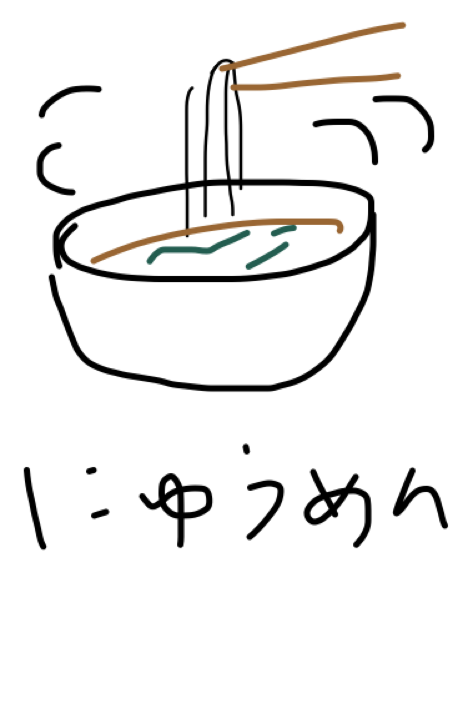 今日食べた朝食の絵を描きましょう✏️