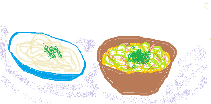 今日食べた朝食の絵を描きましょう✏️