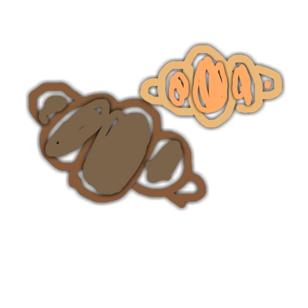 今日食べた朝食の絵を描きましょう✏️