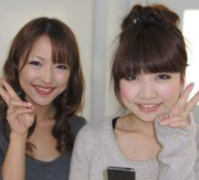 顔の大きさが比較できる画像