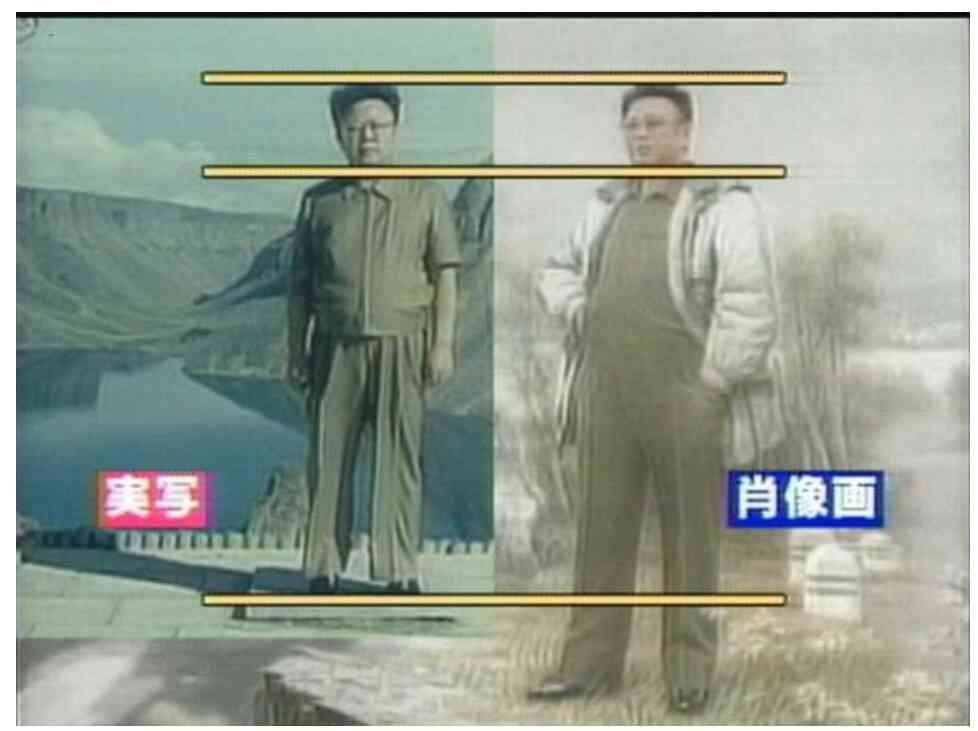 顔の大きさが比較できる画像