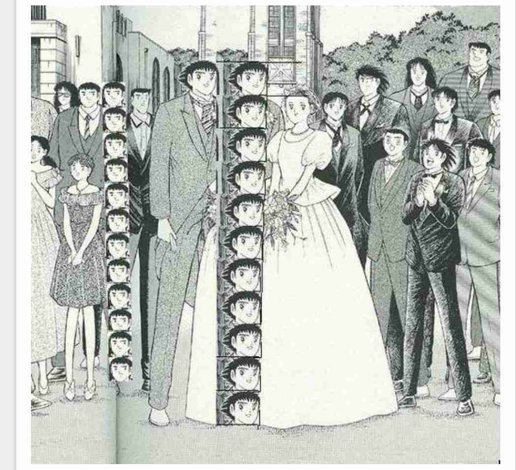 顔の大きさが比較できる画像