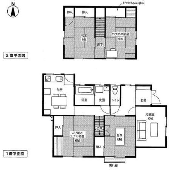 面白い間取り図