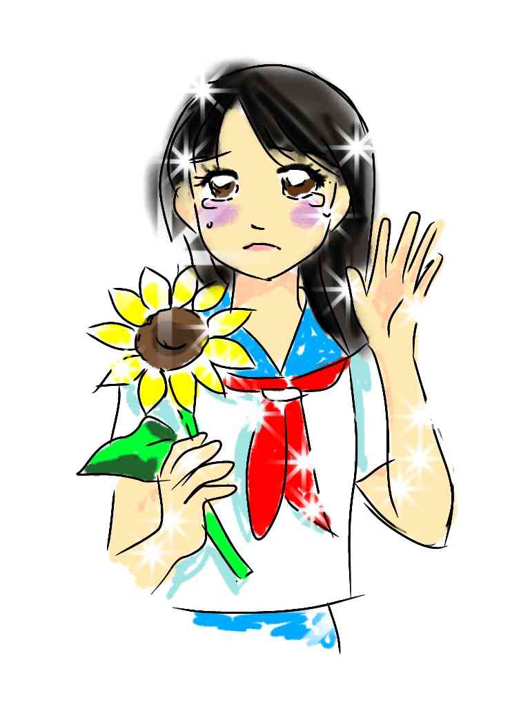 女の子の絵を描くトピ2☆